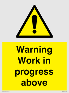 Warning Work in progress above
